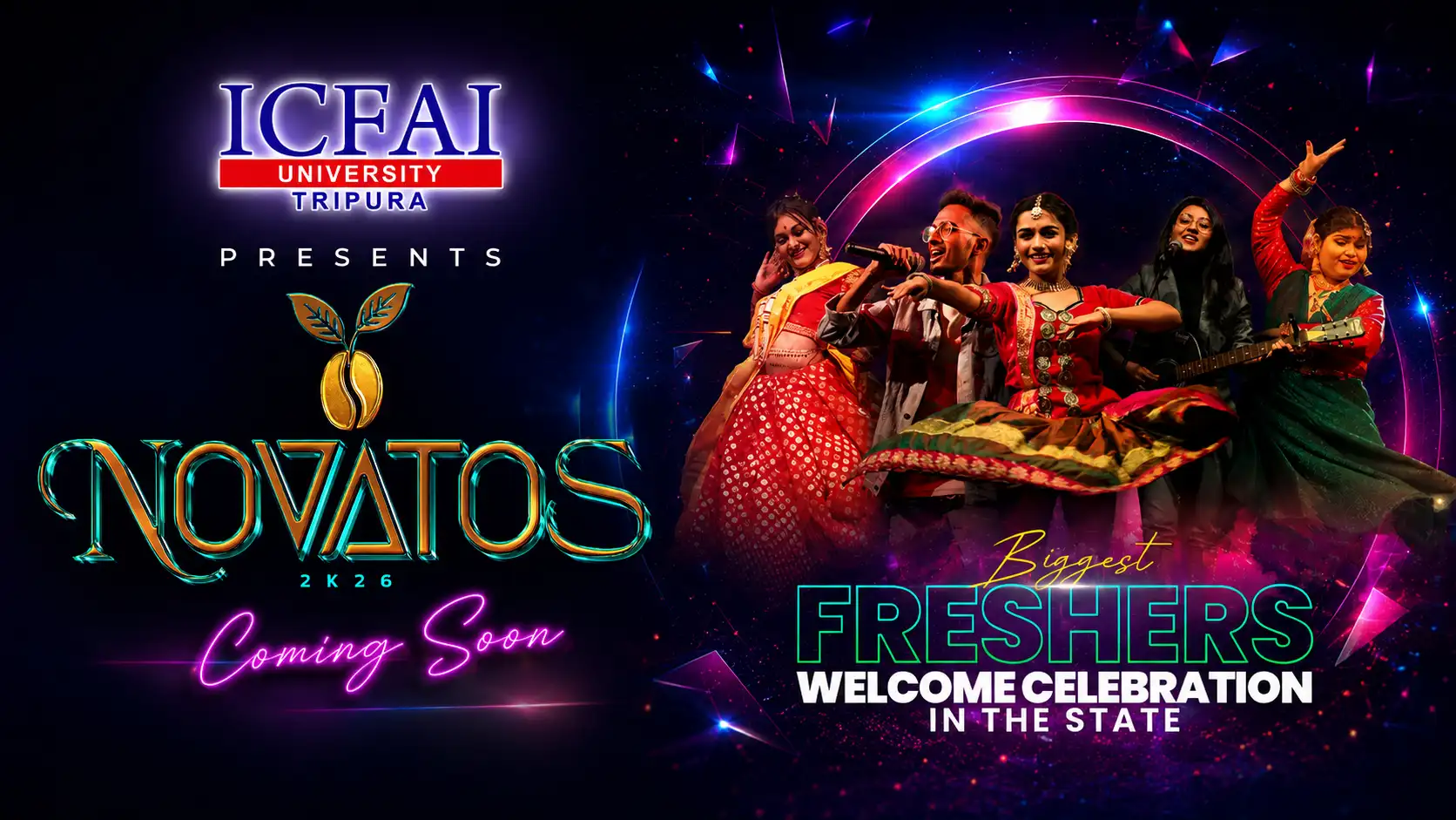 Novatos 2K26 Biggest Freshers Welcome Celebration in the State